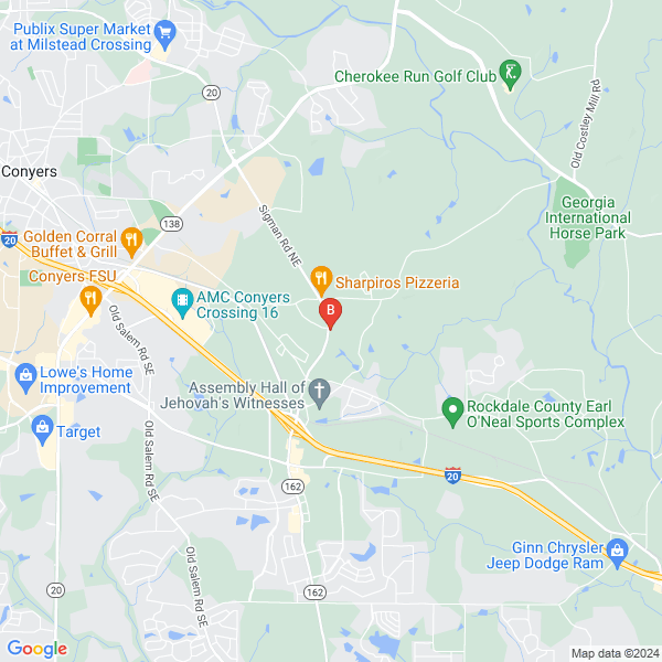 Prime Seller Shop location map: 575 Sigman Rd NE, Conyers, GA
